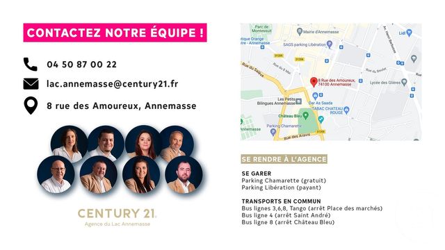 maison à vendre - 4 pièces - 95.0 m2 - ANNEMASSE - 74 - RHONE-ALPES - Century 21 Agence Du Lac